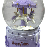 Bola De Nieve De Cristal Con Luces