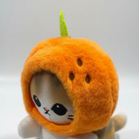 Peluche Gatito Kawaii Con Sombrero De Frutas