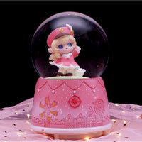 Esfera Musical Cristal Con Figuras Mágicas Bola De Nieve