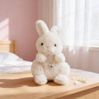 Peluche Conejo con Collar Corazón