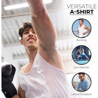 3x Camiseta Primera Capa Sin Manga Deportiva Hombre