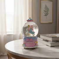 Esfera De Cristal Bola De Nieve Unicornio Regalo Fantástico