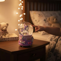 Esfera De Cristal Bola De Nieve Unicornio Regalo Fantástico