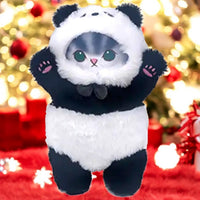 Gato Peluche Panda Kawaii Gato Regalos De Navidad
