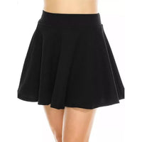Falda Plato Plisada Mini Mujer