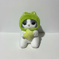 Gato Rana Peluche Para Niños Verde