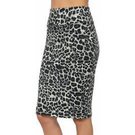 Falda Tubo Animal Print Falda Mujer