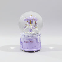 Bola De Nieve De Cristal Con Luces