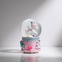 Bola De Nieve De Cristal Con Luces