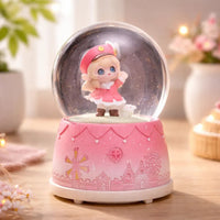 Esfera Musical Cristal Con Figuras Mágicas Bola De Nieve
