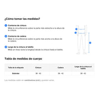 Calzas Recta  Algodón Mujer
