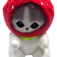 Peluche Gatito Kawaii Con Sombrero De Frutas