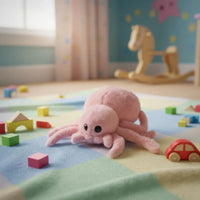 Peluche Araña Rosa Kawaii Rosa