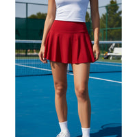 Falda Short Dupont Rojo