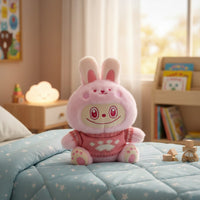 Pack X2 Peluche La Bu Bu Conejito Capibara Kawaii Decorativo
