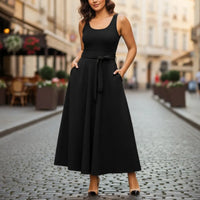 Maxi Falda Con Bolsillos Extra Linda