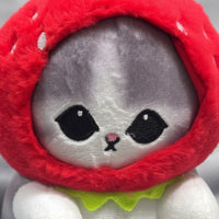 Peluche Gatito Kawaii Con Sombrero De Frutas