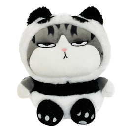 Peluche Gato - Michi Panda Negro