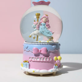 Esfera De Cristal Bola De Nieve Unicornio Regalo Fantástico