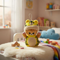 Peluche Gatito Con Disfraz De Tigre