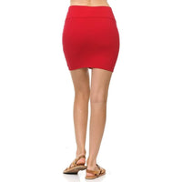 Falda Corta De Estilo Casual Mini Falda Corta