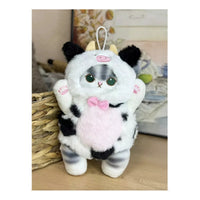 Gato Peluche Vaquita Gato Kawaii Regalos De Cumpleaños Feliz
