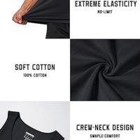3x Camiseta Primera Capa Sin Manga Deportiva Hombre