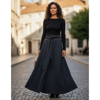 Maxifalda  Mujer Larga Elegante