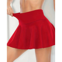 Falda Short Dupont Rojo