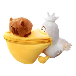 Peluche Pelicano Capybara Lindo Kawaii Para Niños