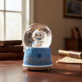 Esfera Musical Cristal Con Figuras Mágicas Bola De Nieve