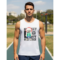 Polera Musculosa Estampada Verano Hombre