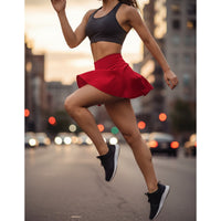 Falda Short Dupont Rojo