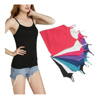Pack 12 Poleras Pabilo Dama Elasticada Por Docena
